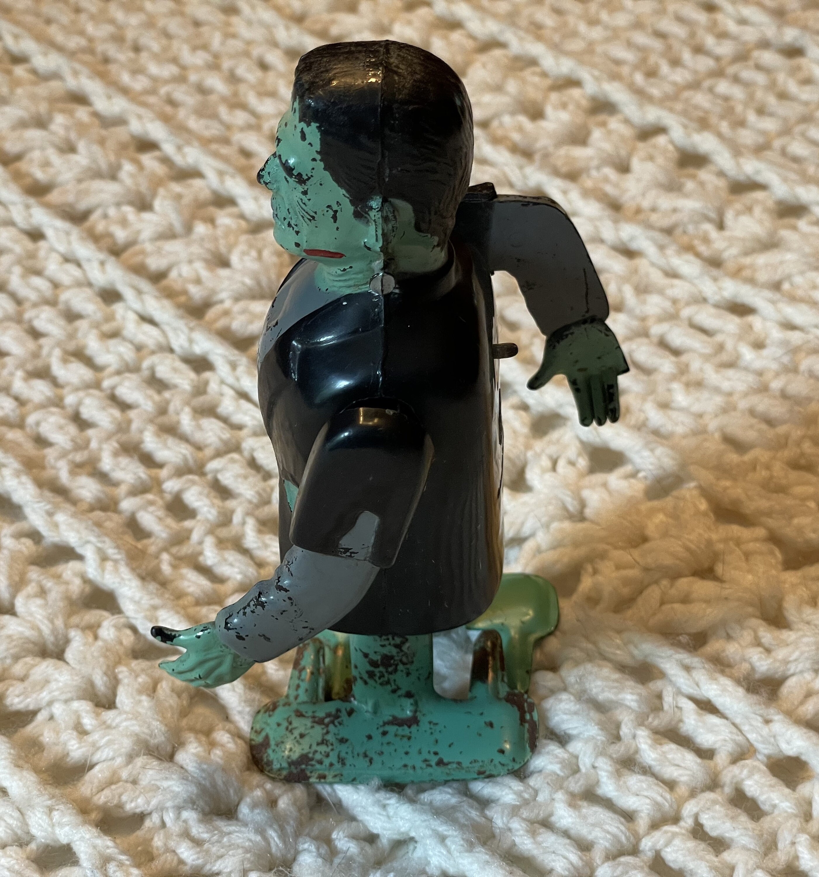 FRANKENSTEIN, Rare, Vintage Windup Wind up Tin Toy by Marx, Circa