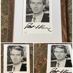 Robert F Kennedy Jr,  SIGNED / AUTOGRAPHED Matted & Framed Photo Photograph with JSA Certification