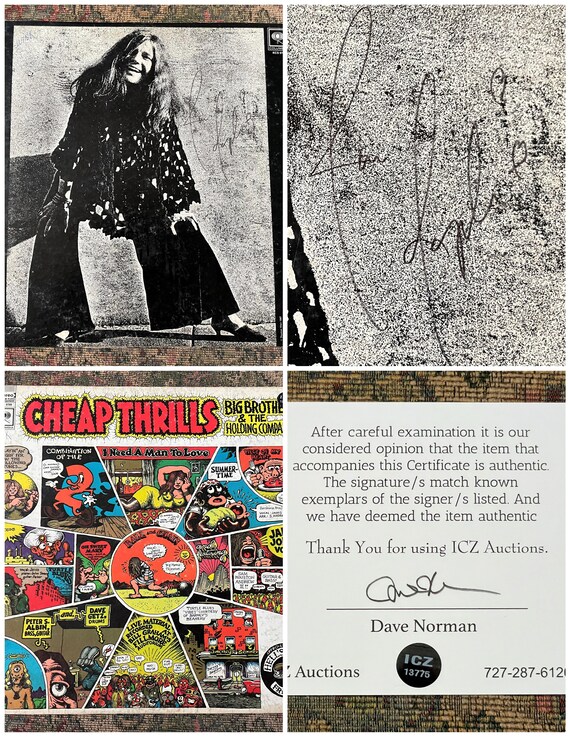Rare Vintage Cheap Thrills Record Album JANIS JOPLIN & Big Etsy