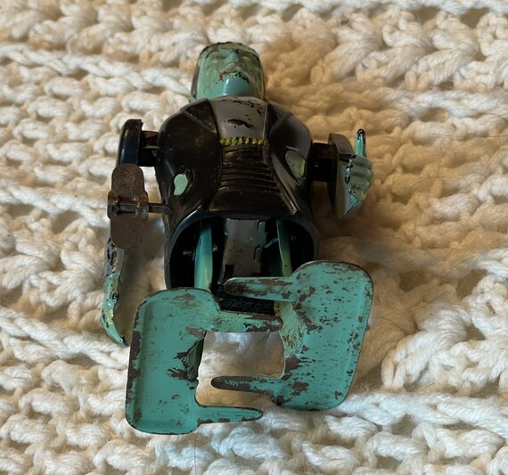 FRANKENSTEIN, Rare, Vintage Windup Wind up Tin Toy by Marx, Circa