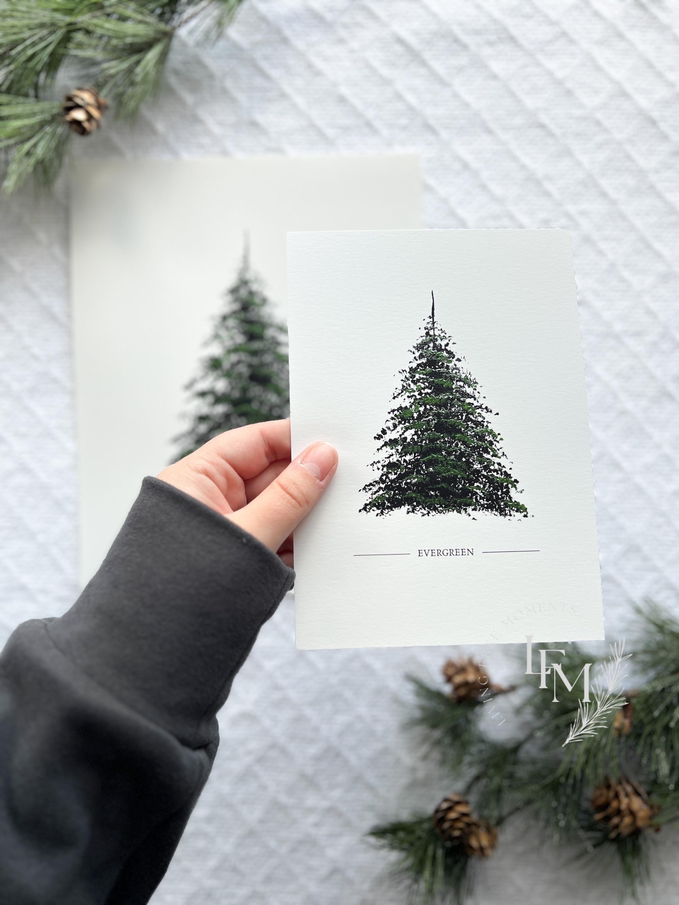 Evergreen Tree Art Print: Mountain Nursery Decor - Etsy