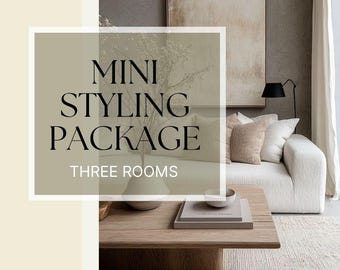Virtual Interior Design Package | 3 Rooms, Mood Board, Layout (Digital Service)