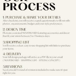 Virtual Interior Design Package, Two Rooms, Mood Board, Shopping List (Digital Service) image 3