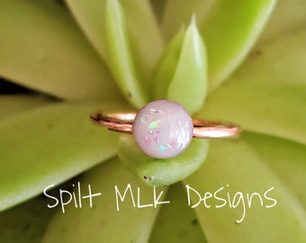 Rose Gold Breastmilk Ring