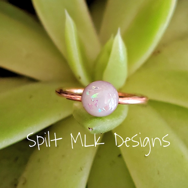 Rose Gold Breastmilk Ring