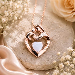 Mother holding child Breastmilk Pendant image 3