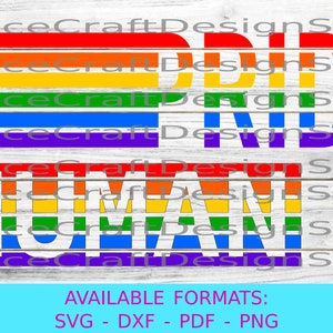 Gay Pride SVG, Rainbow Pride SVG, Human SVG for cricut, digital download