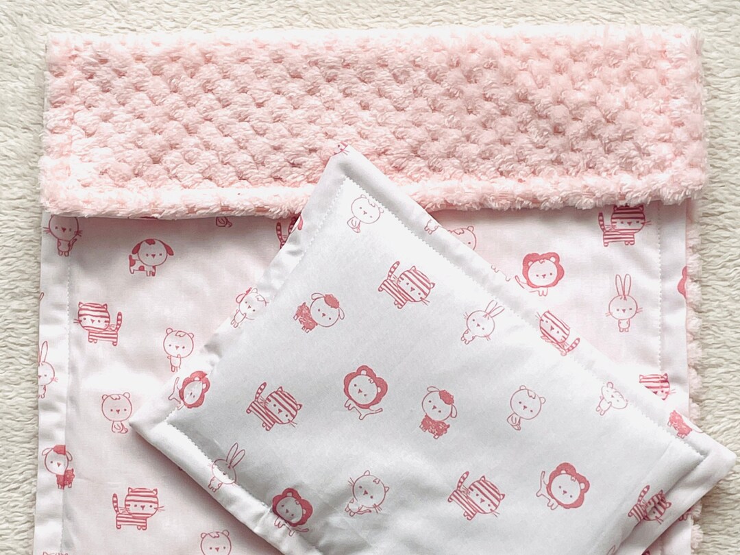 Dolls Pram Cot Fleece Bedding Set Etsy UK