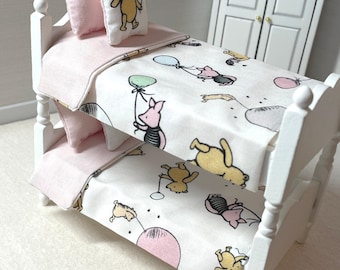 Letto a castello per casa delle bambole 1/4, 1/6, letto a