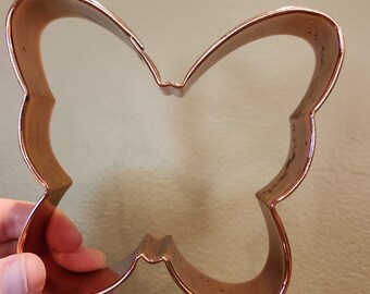 Cortador de galletas de mariposa de cobre de 5,5 pulgadas