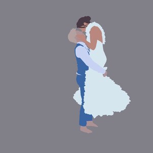 Minimalistische digitale Illustration | FACELESS PORTRAIT