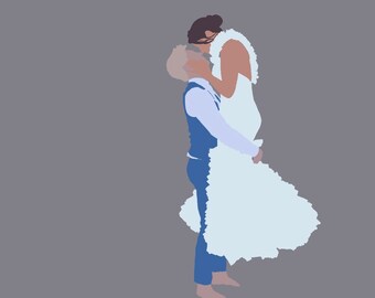 Ilustração digital minimalista | RETRATO SEM ROSTO