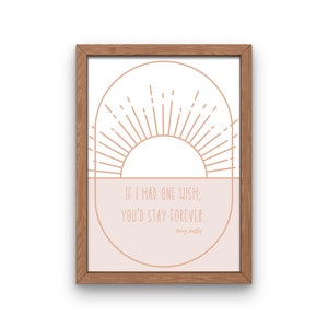 One Wish, Grief Quote, Grief Art, Grief Print, Bereavement Quote, Bereavement Art, Bereavement Print, Sympathy, Downloadable