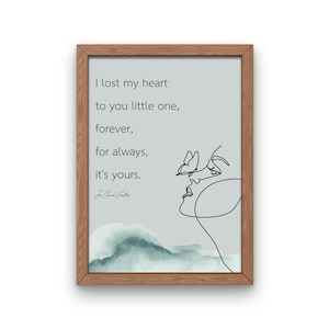 Little One, Grief Quote, Grief Art, Grief Print, Bereavement Quote, Bereavement Art, Bereavement Print, Sympathy, Downloadable