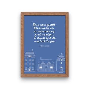 Feels Like Home, Grief Quote, Grief Art, Grief Print, Bereavement Quote, Bereavement Art, Bereavement Print, Sympathy, Downloadable