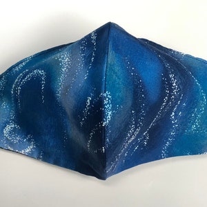 Blue Milky Way  Face Mask | Reversible | Cotton Face Mask | Washable | Reusable I Two Layer Face Mask