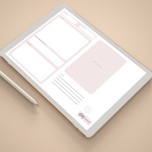 Instagram content planner | digital and printable| Posts & Reels | Scheduler, Post Tracker, Hashtag List, Caption Copywriting
