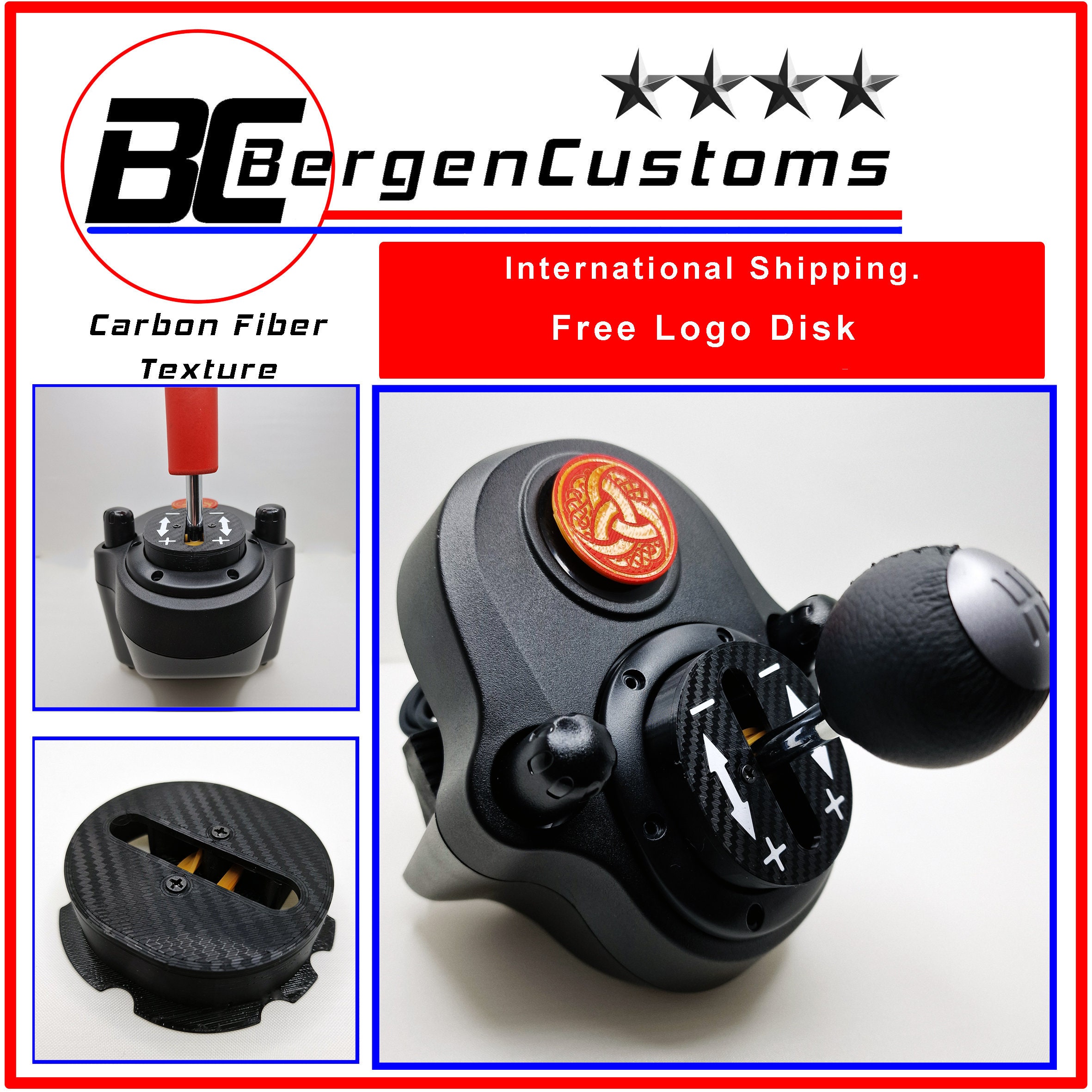 Logitech Sequential Shifter Mod Black Carbon Fibre – RaceCrafts