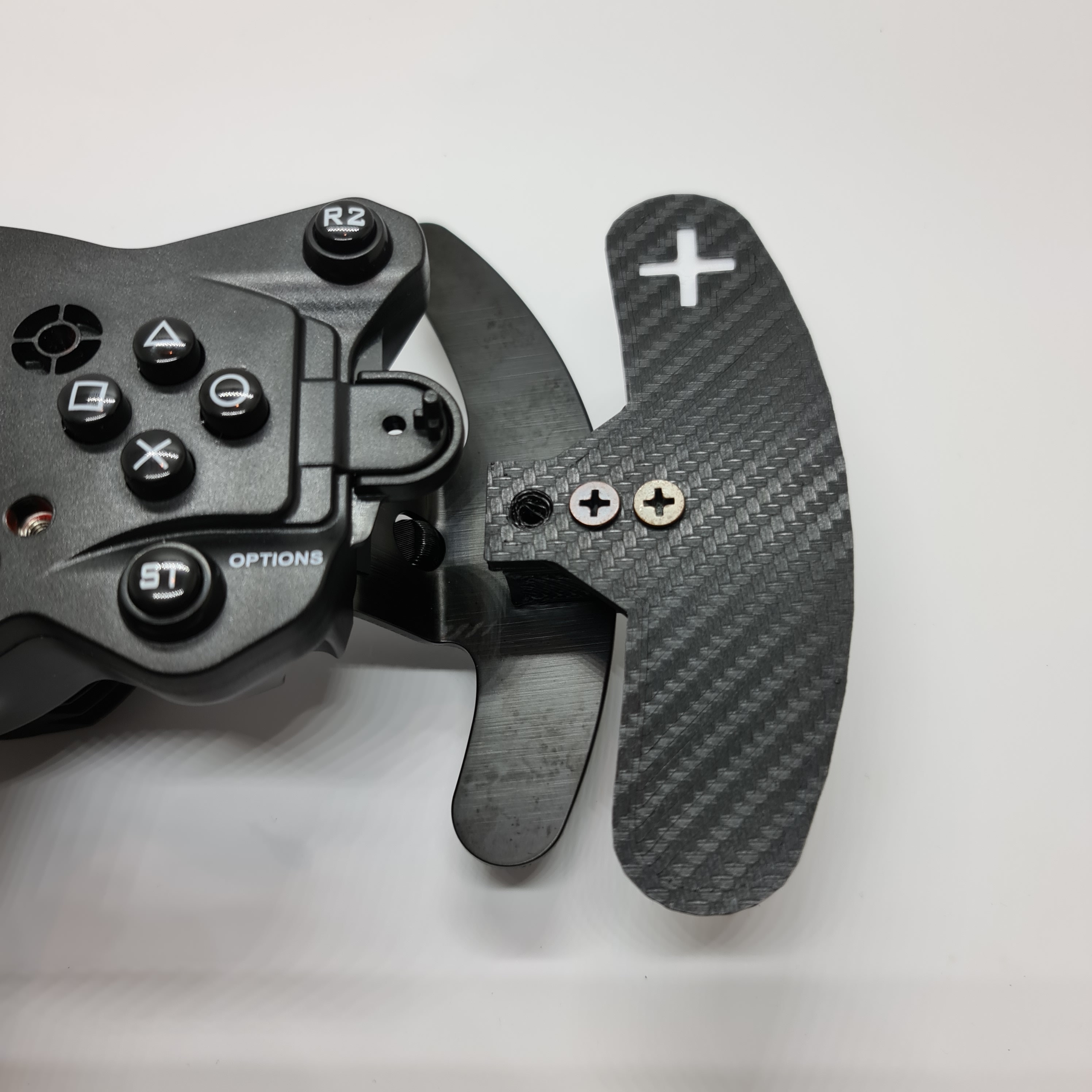 For Thrustmaster T300RS T300GT T300 TS-PC TGT Carbon Fiber Paddle Shifter  Mod