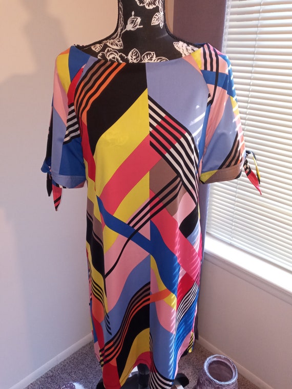 Vintage MultiColor Babydoll Dress