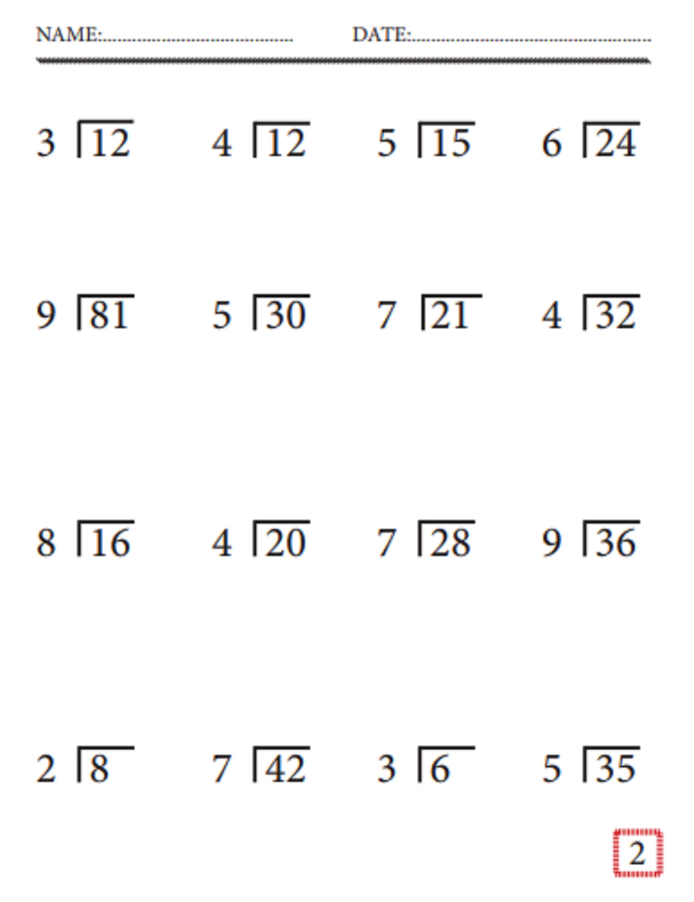 math division worksheets3rd grade homeschool activity for