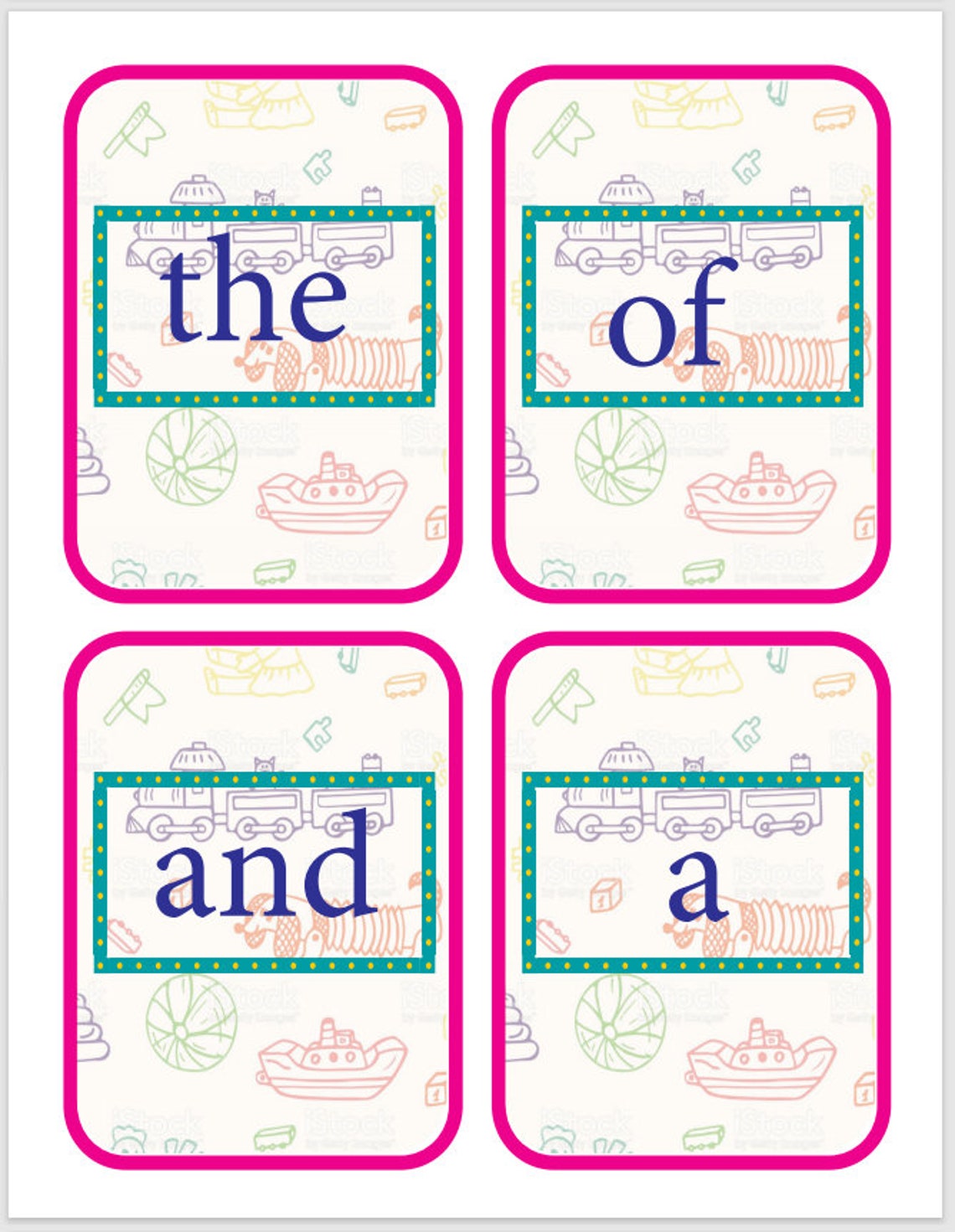 Fry s First 200 Sight Words Colored Flashcards Fry s Etsy