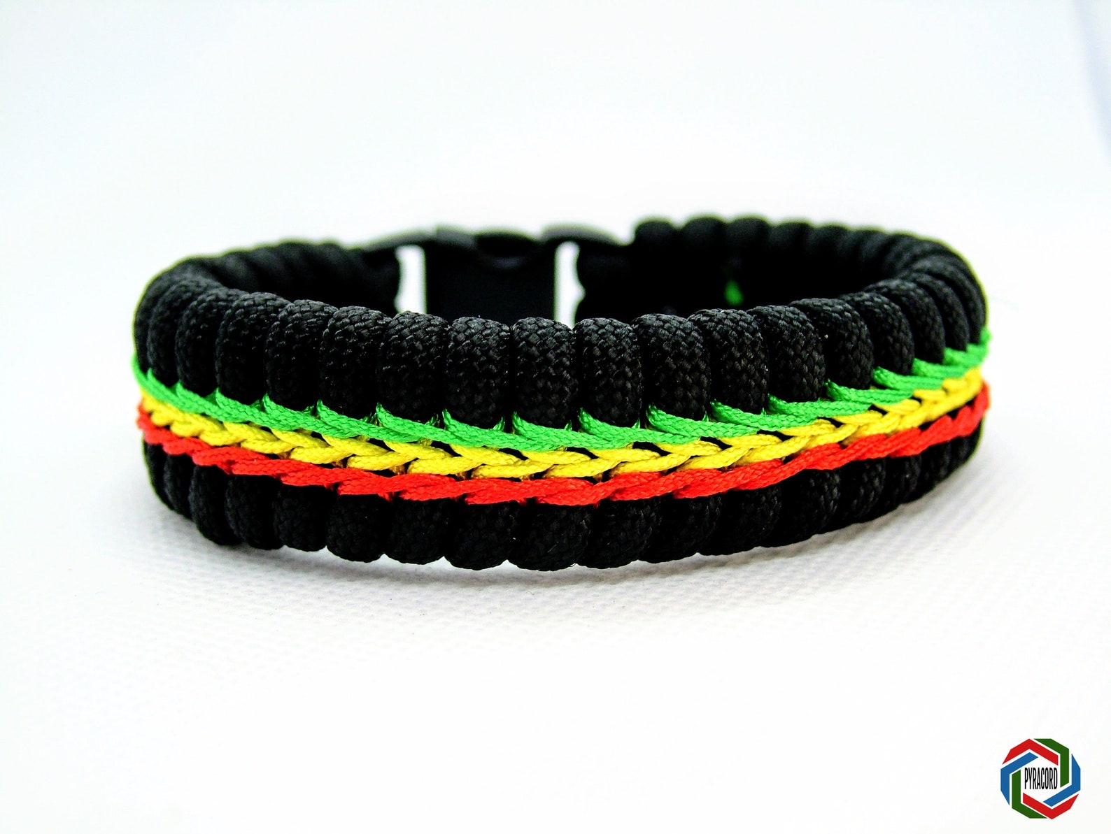 Handmade Rasta Bracelet STITCHED Paracord Bracelet Rastafarian Etsy