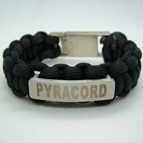 Pulsera Paracord grabada personalizada - CUALQUIER PALABRA/COLOR - Pulsera Paracord personalizada - Pulsera con nombre grabado con láser personalizado