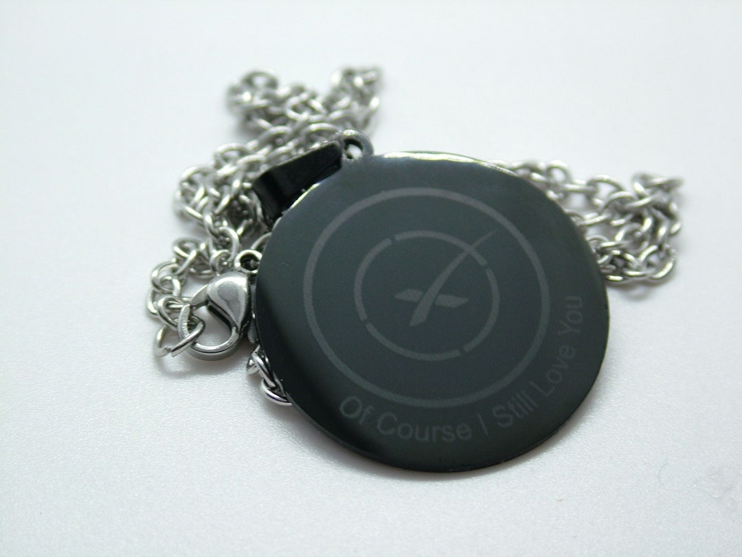 Spacex Necklace Pendant Laser Engraved Stainless Steel of Etsy
