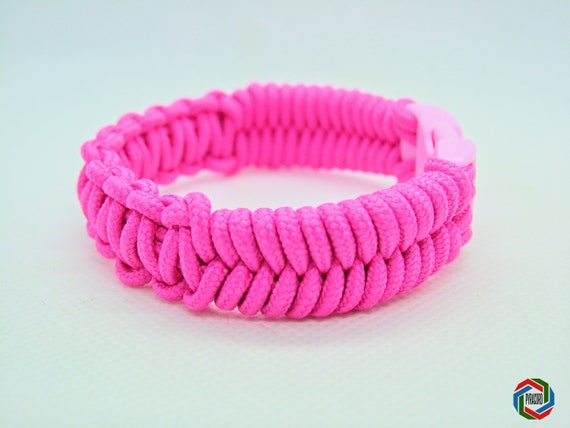 Pink paracord best sale bracelet