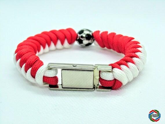 Football Bracelet Paracord Wristband FA TEAMS N Z Men Women Kids