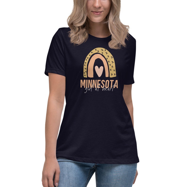 Minnesota Gift Minnesota T-shirt I Love Minnesota Minnesota Girl at Heart
