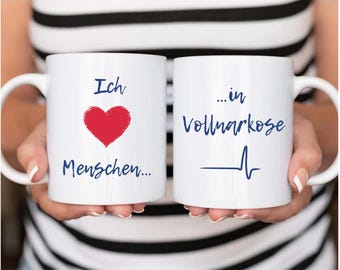 I love people under general anesthesia mug, funny anesthesia mug, gift for anesthesiologist, medicine mug surgical humor, gift idea ATA OTA