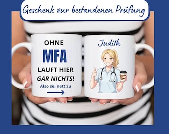 Medical Assistant Graduation Gift, Personalized Mug for Medical Assistants, Gift for Completing Medical Assistant Training, Humorous Mug