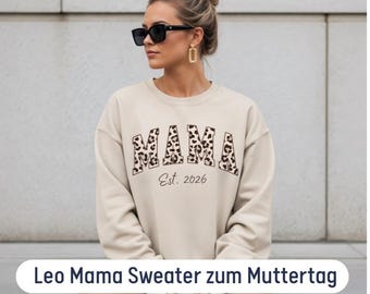 Mother's Day gift idea, personalized gift for a mom, sweatshirt with EST. and year, Mother's Day gift, baby announcement 2026