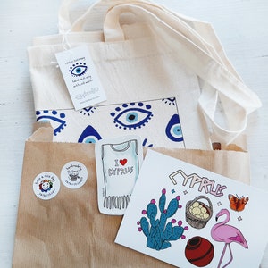 Tote bag A-Z of Cyprus Souvenir image 6