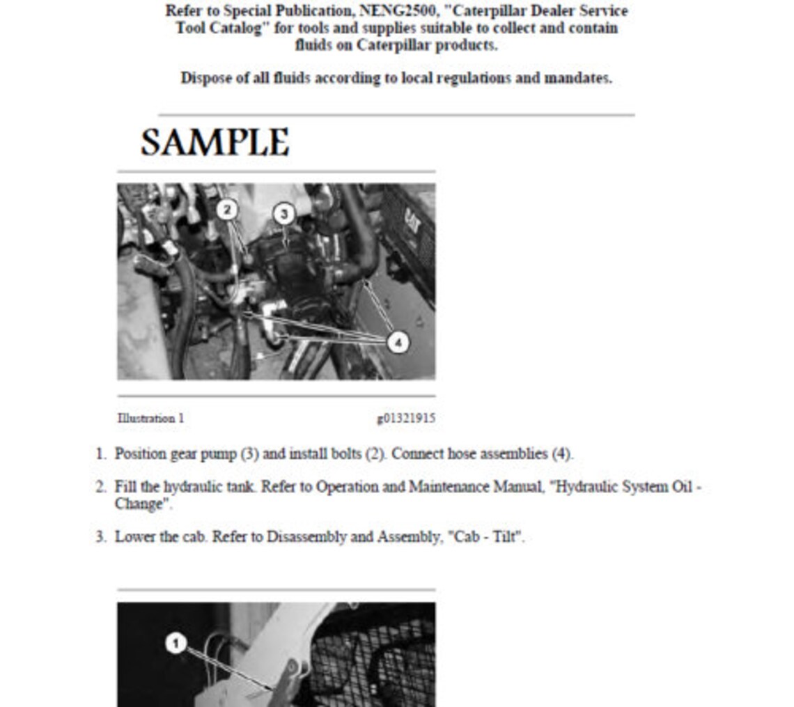 Caterpillar CAT C15 Engine Service Repair Manual in PDF (Download Now