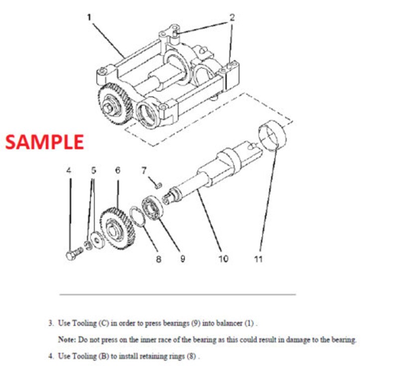 CAT 3208 MARINE WORKSHOP MANUAL visual data 4