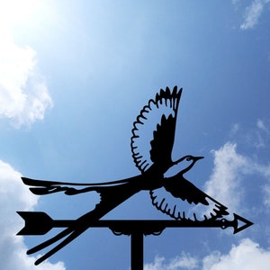 Swallow Metal Weathervane, martlet Weather Vane, home roof decor bird