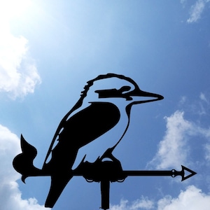 Kookaburra Metal Weathervane, Bird Weather Vane, home roof decor