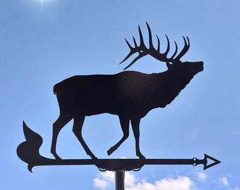 Elk Metal Weathervane, Weather Vane, home roof decor