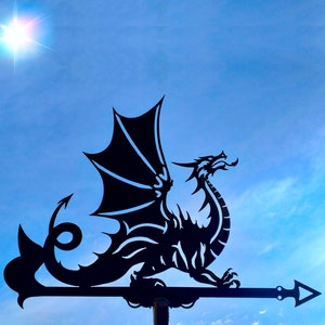 The Dragon Metal Weathervane, Weather Vane, home roof decor