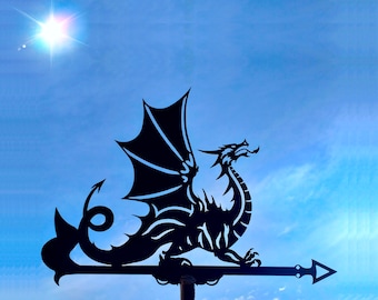 The Dragon Metal Weathervane, Weather Vane, home roof decor