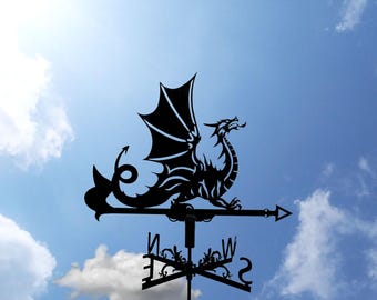 The Dragon Metal Weathervane, Weather Vane, home roof decor
