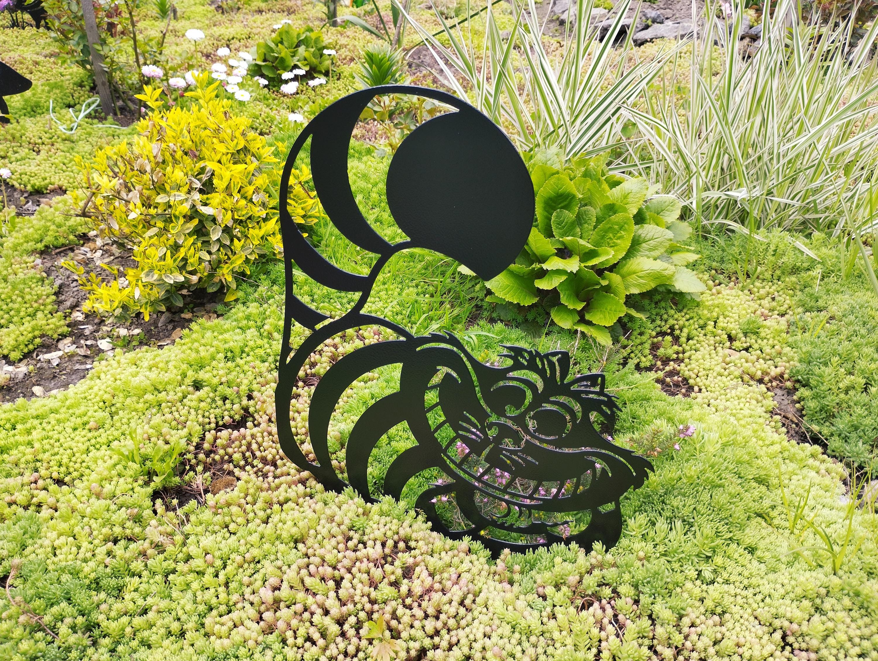 Alice Im Wunderland Gartenskulptur Set - 5-teilige Kunstharz Figuren Für Garten, Terrasse & Indoor-Deko