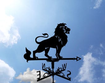 Lion Metal Weathervane, Weather Vane, home roof decor