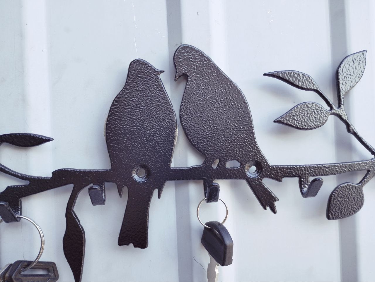 Metal Bird Key Holder: Wall Mounted Organizer - Etsy