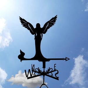 Angel Metal Weathervane, Weather Vane home roof decor