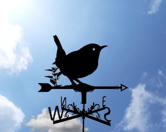 Nettle Bird Metal Weathervane, Weather Vane, home roof decor