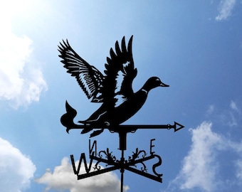 Duck Metal Weathervane, Weather Vane, home roof decor, Bird, Birds